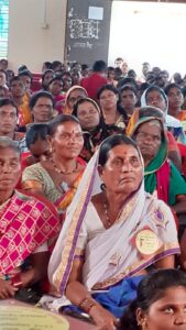 Canecutter women at the Beed parishad